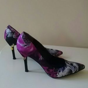 Nine West multi color heels 6.5