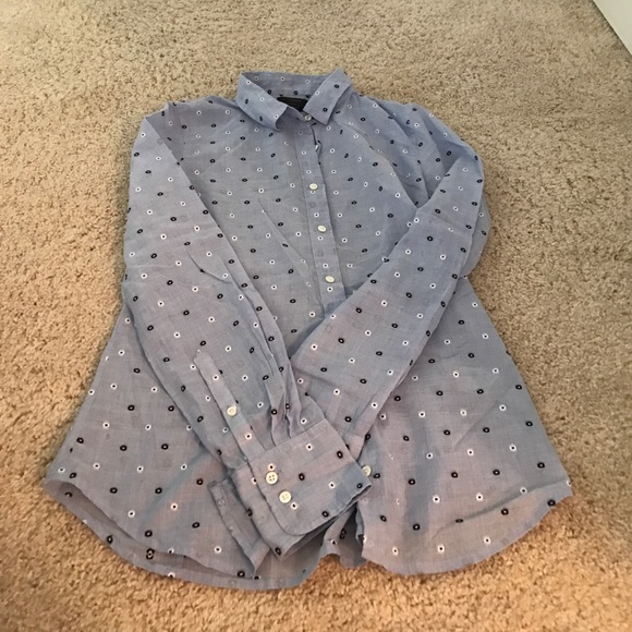 JCrew perfect for blouse lightweight great fabric