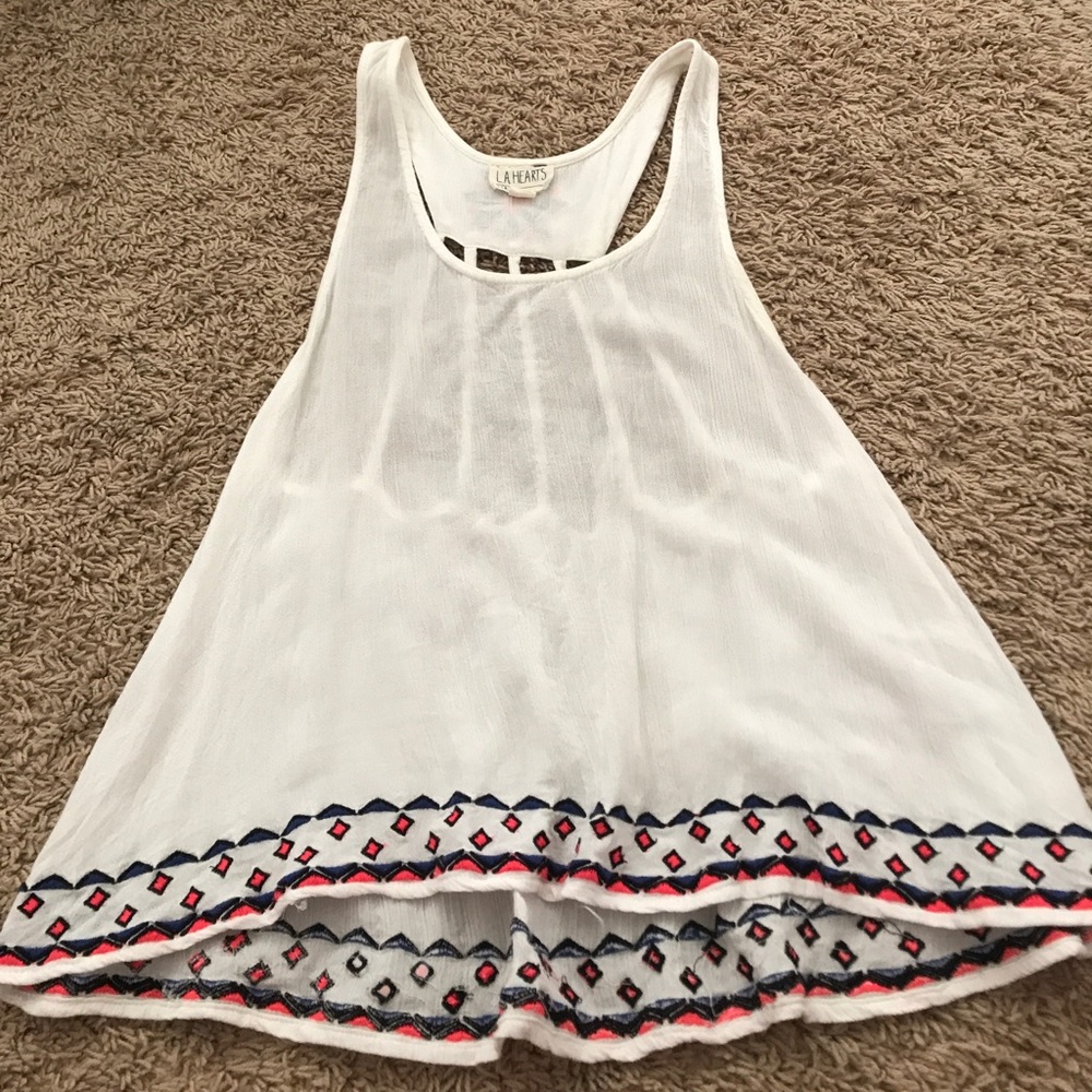LA Hearts Tank Top. Bought at Pacsun. Size Small