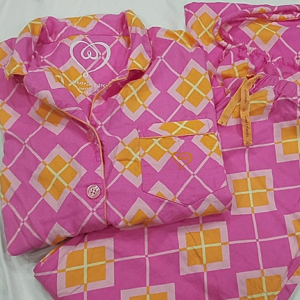 Victoria Secret plaid flannel pajamas