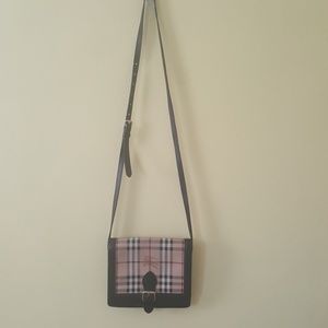 Genuine leather Burberry bag