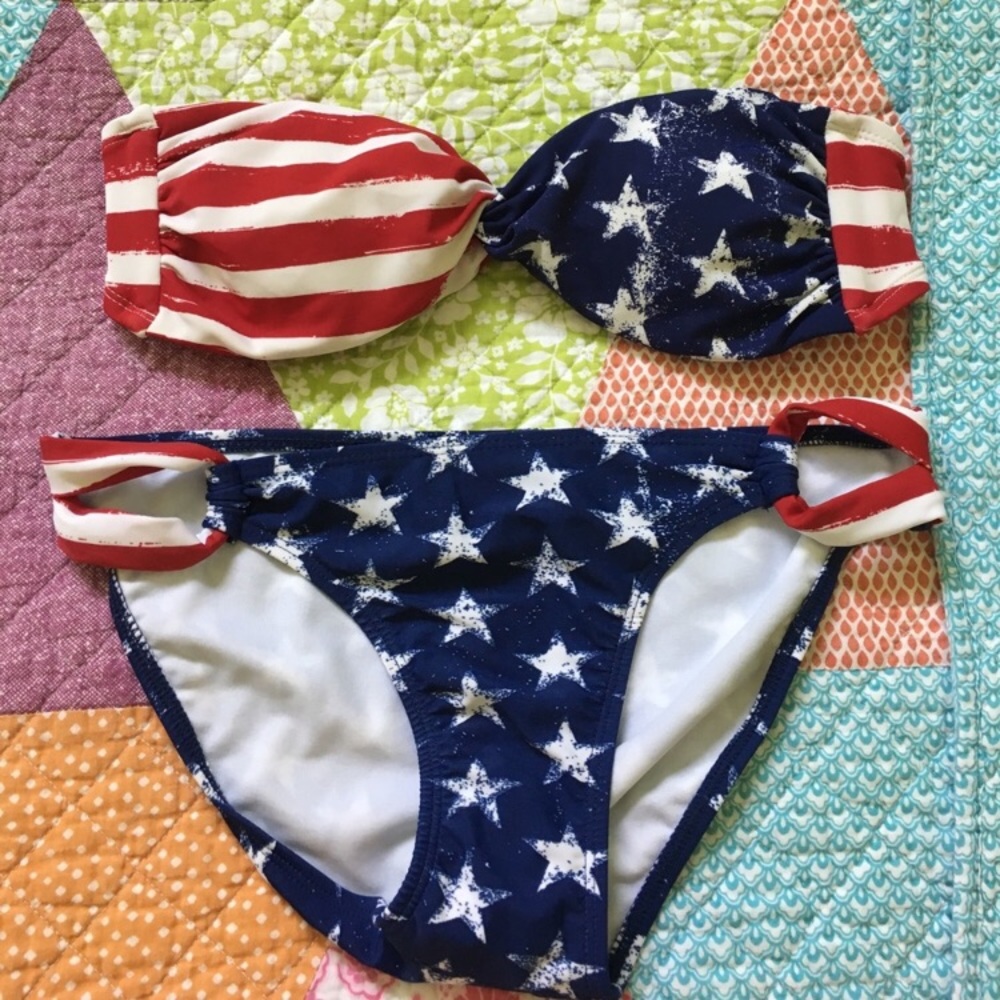 American Flag Swim Bottoms only!