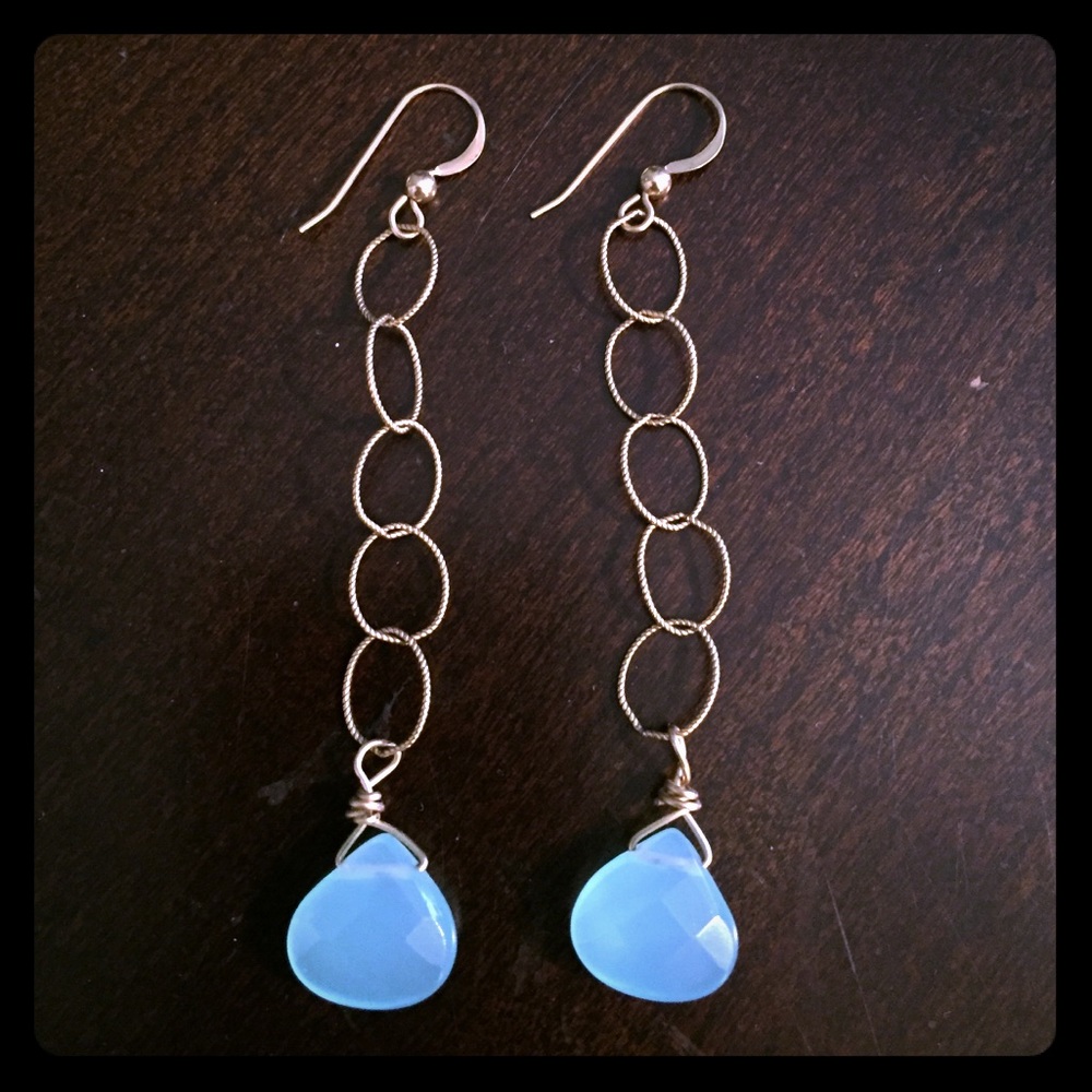 Nicole Miller gold earrings