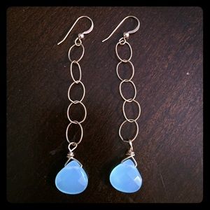 Nicole Miller gold earrings