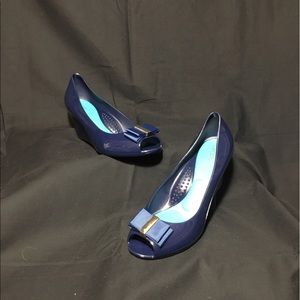 NWOT Oka-B Navy Wedges