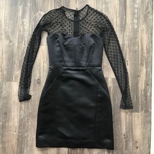 Milly Satin black dress