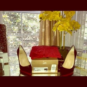 Auth Christian louboutin pigalle follies 100 mm