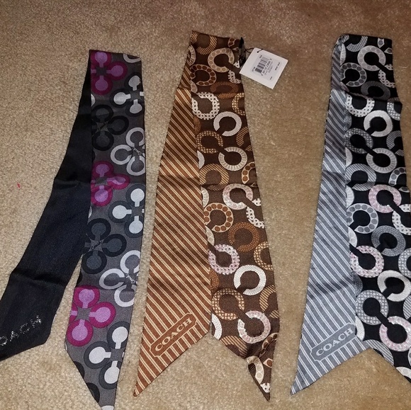 Coach scarf nwt or nwot $25 each or all for $60 - Picture 1 of 4