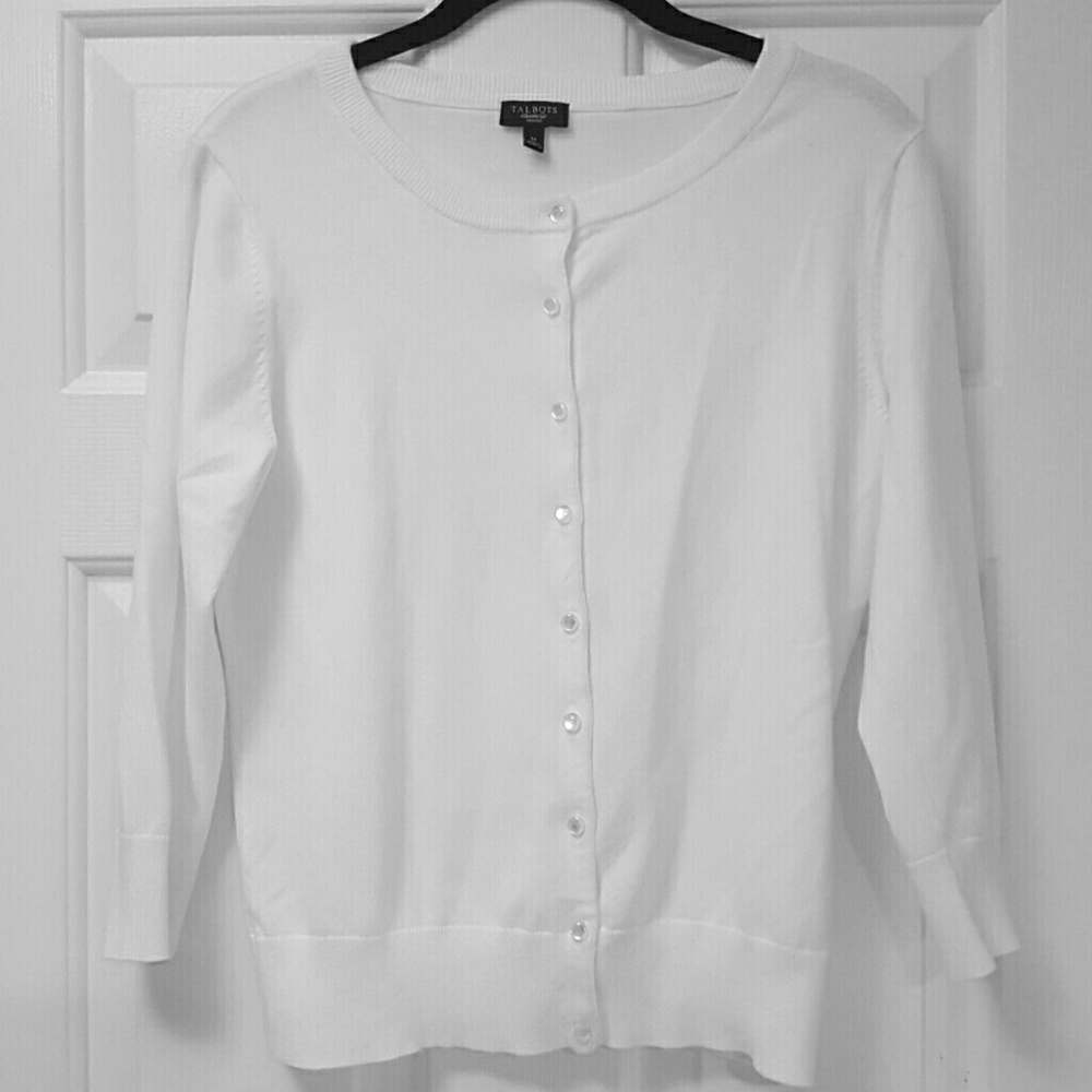 White Talbots cardigan