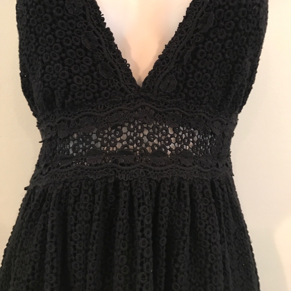 NWT Free People so sweetly black halter dress - Picture 5 of 8
