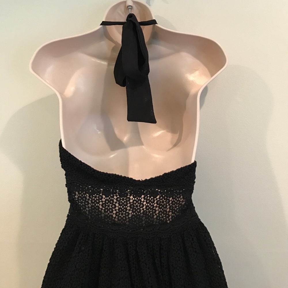 NWT Free People so sweetly black halter dress - Picture 6 of 8