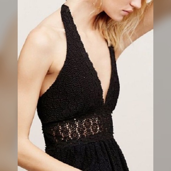 NWT Free People so sweetly black halter dress - Picture 3 of 8