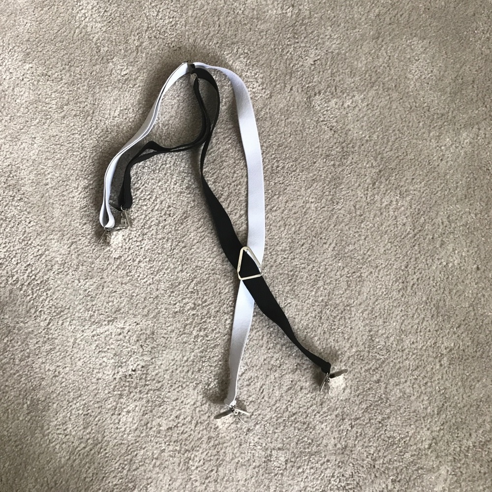 Black And White Suspenders