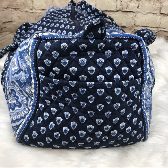 Vera Bradley Bags Vera Bradley Nantucket Navy Blue Medium Duffel Bag