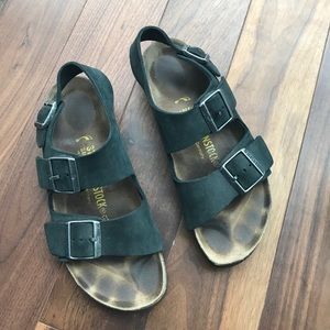 Birkenstock Milano Black Strap Sandals 37