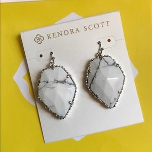 *HTF* NWT Kendra Scott Corley White Howlite