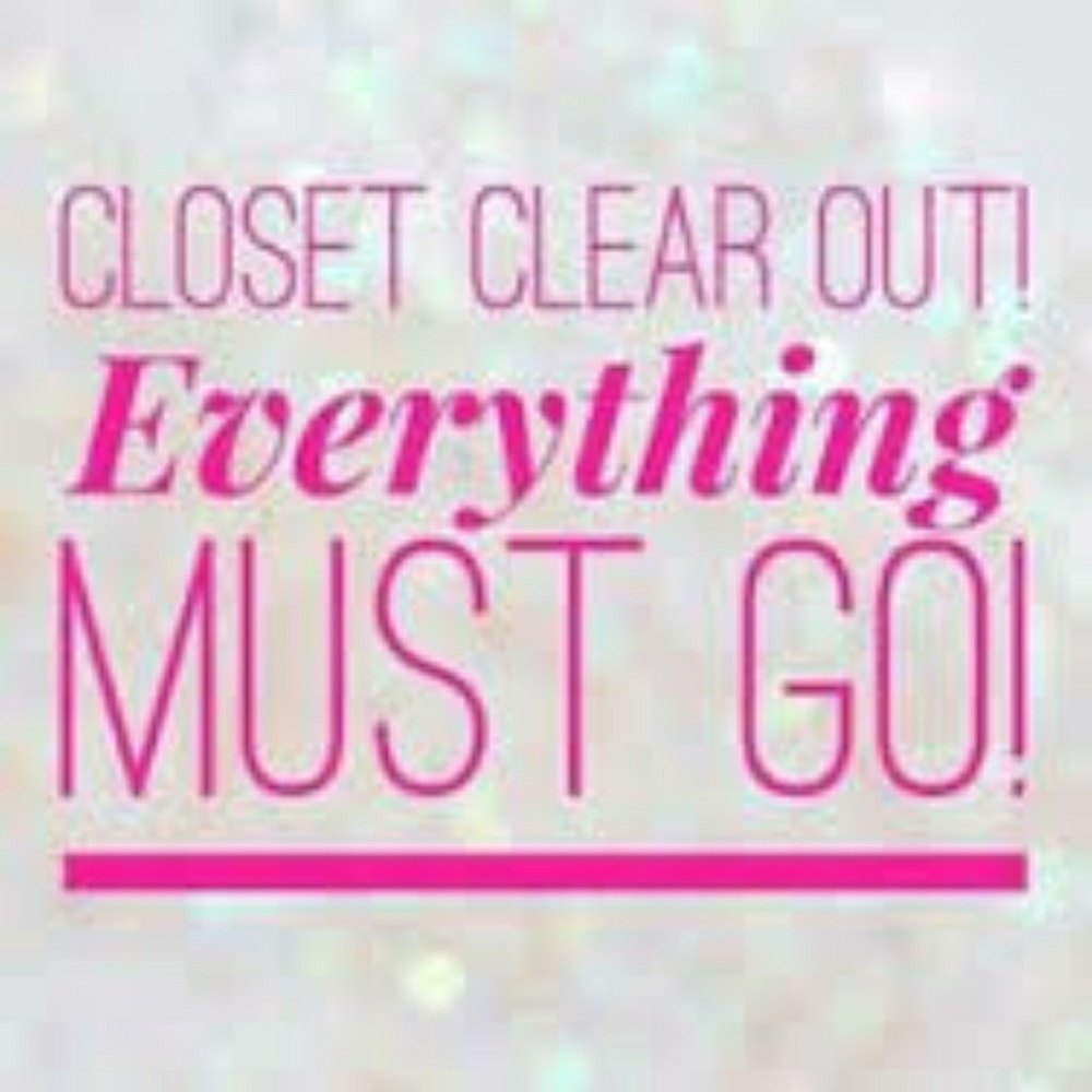 CLOSET CLEAR OUT.  MAKE AN OFFER.