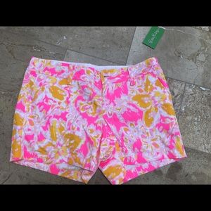 Lilly Pulitzer Callahan shorts, size 6, nwt