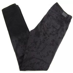 Paige 25 Grey Splatter Verdugo Ultra Skinny Jeans