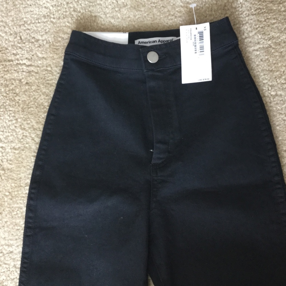 American Apparel Black Skinny Jeans