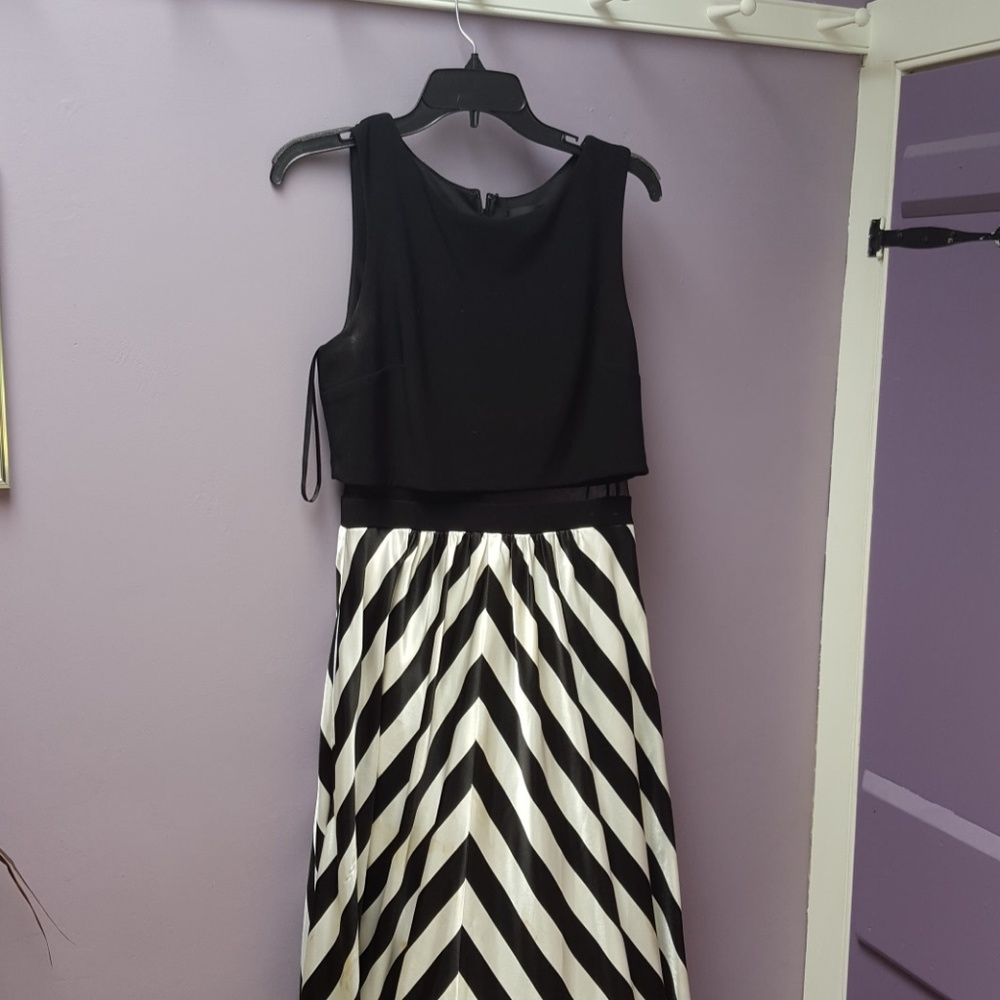 Striking long dress