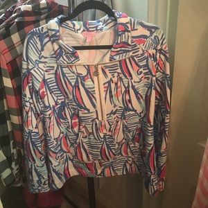 Lilly Pulitzer 3-quarter zip up