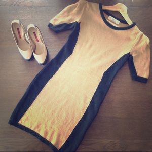 Two toned Knit Dress XS