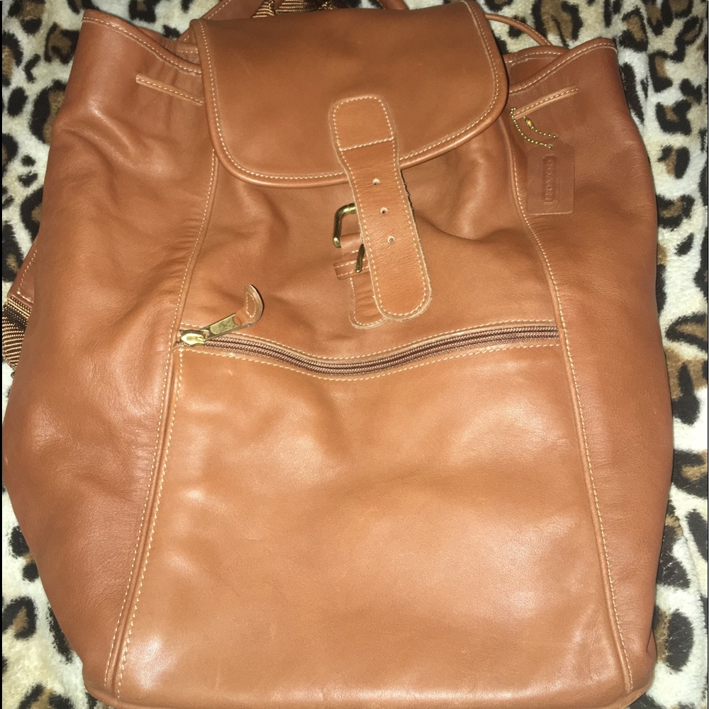 Coach Leather backpack