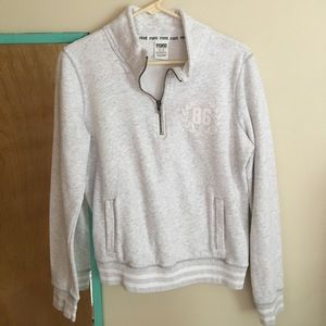 Victoria Secret PINK fleece half zip