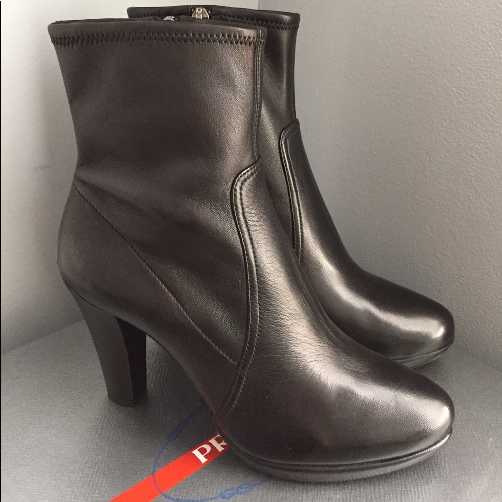 Prada Nappa Stretch Boots in 37