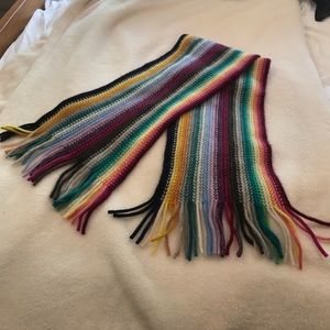 NEW CASHMERE multicolored Mongolian  scarf