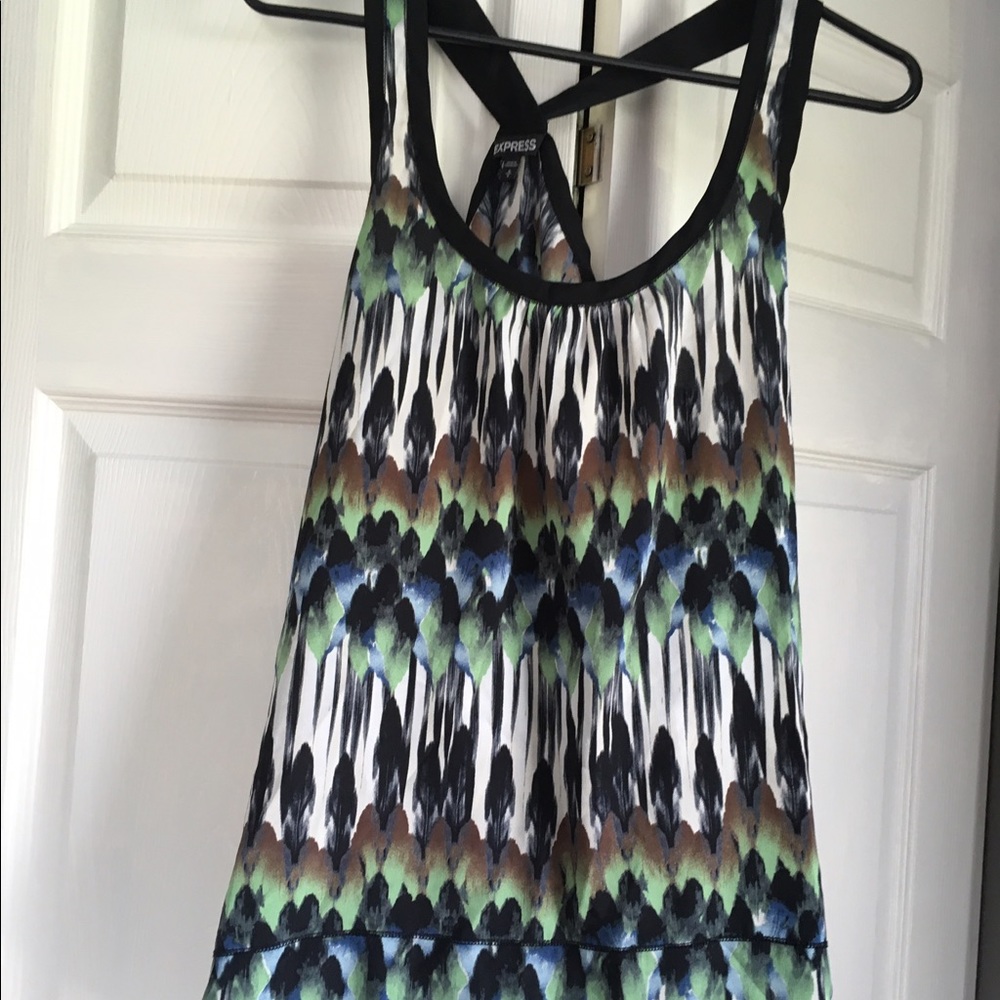 Express watercolor print tank