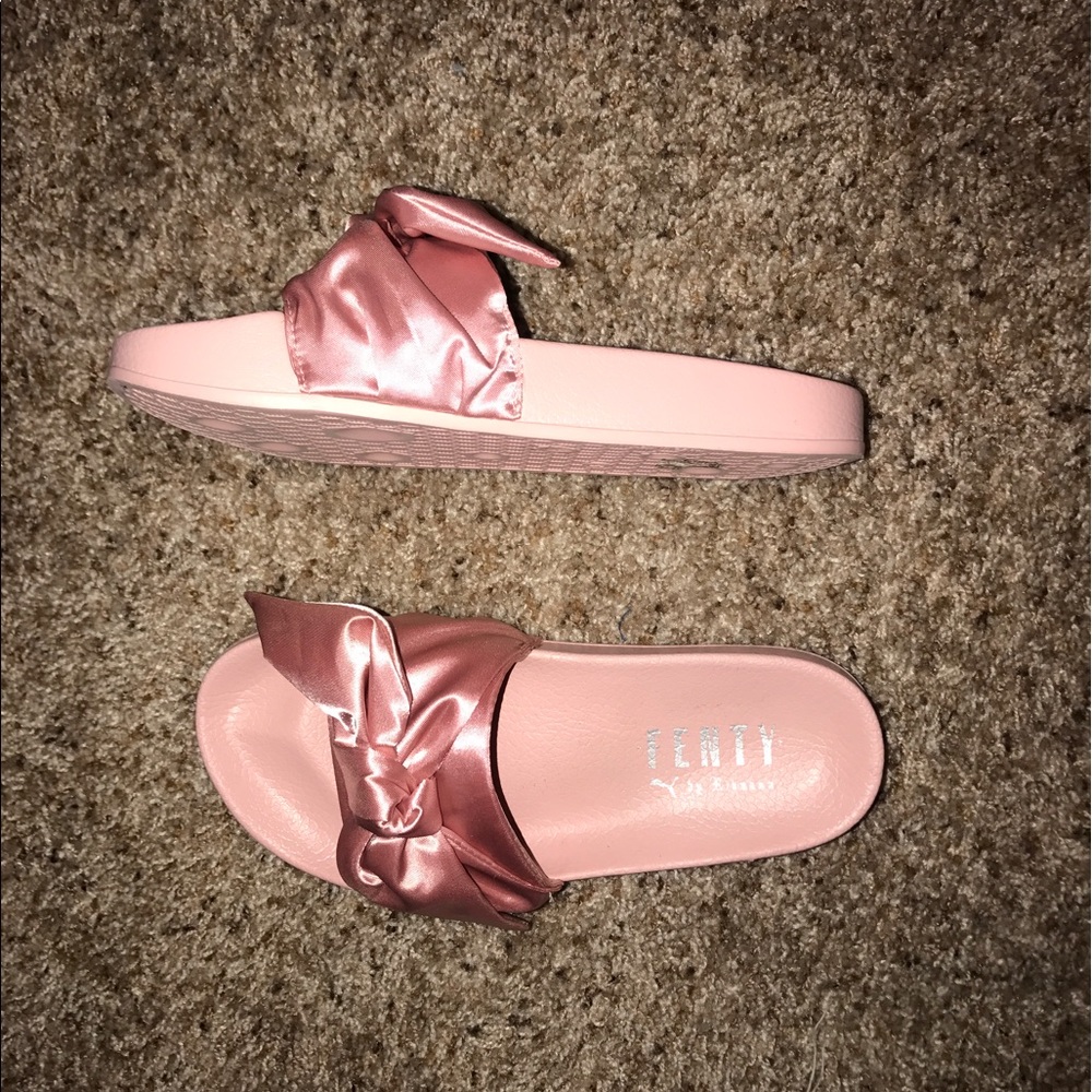 BOW WOMEN'S SLIDE SANDALS