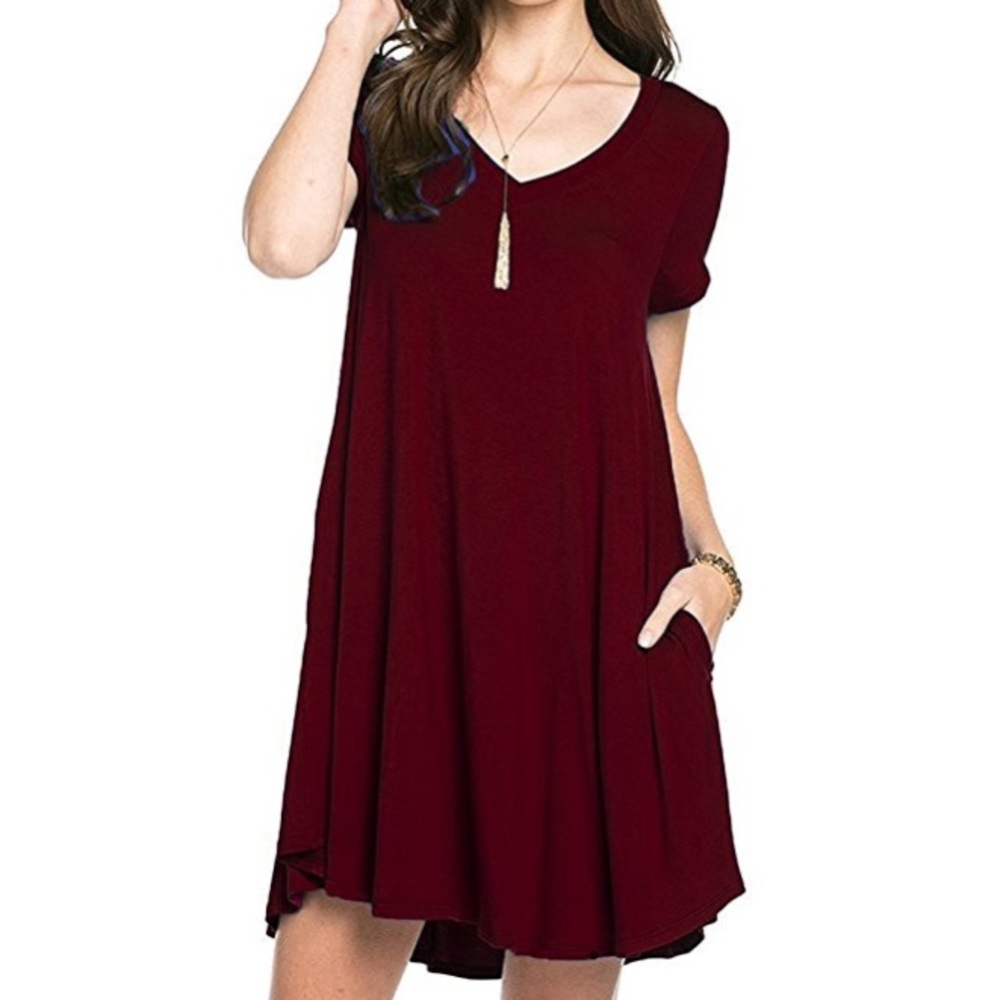 Women's Loose Fit Dress with Pockets