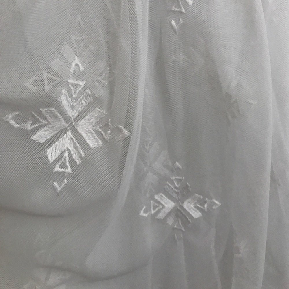 White Free People Babydoll Top - Picture 2 of 6