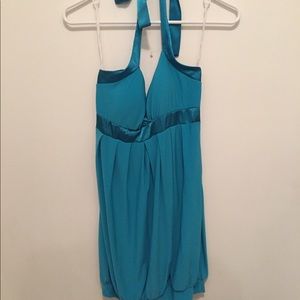 Mini dress. Halter top.