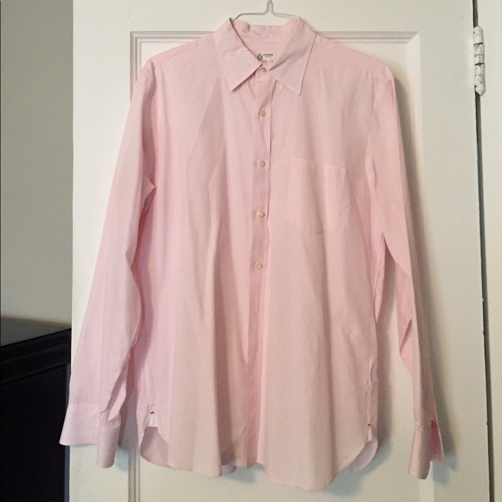 J. Crew Men's dress shirt (pink)