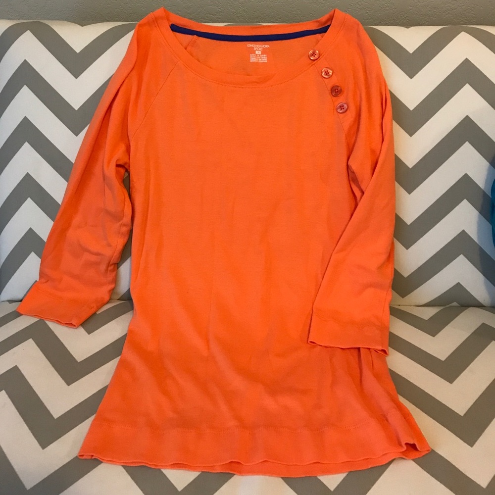 Jones New York 3/4 Length sleeved shirt