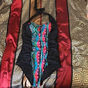 One Piece Halter Swimsuit