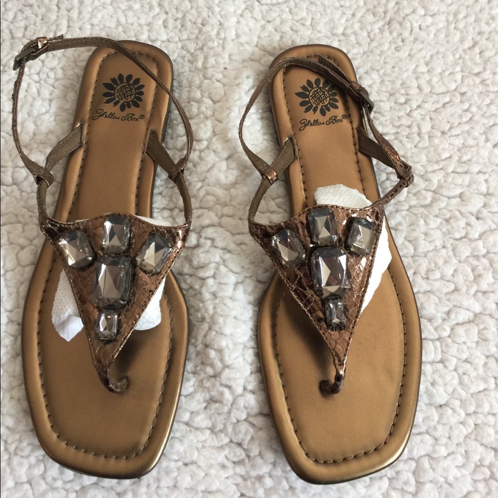 Yellow Box Sandals