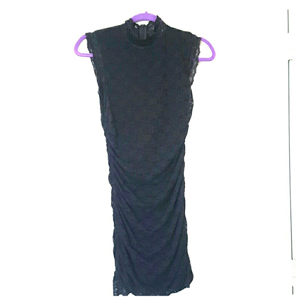 Black lace mini dress- Forever 21