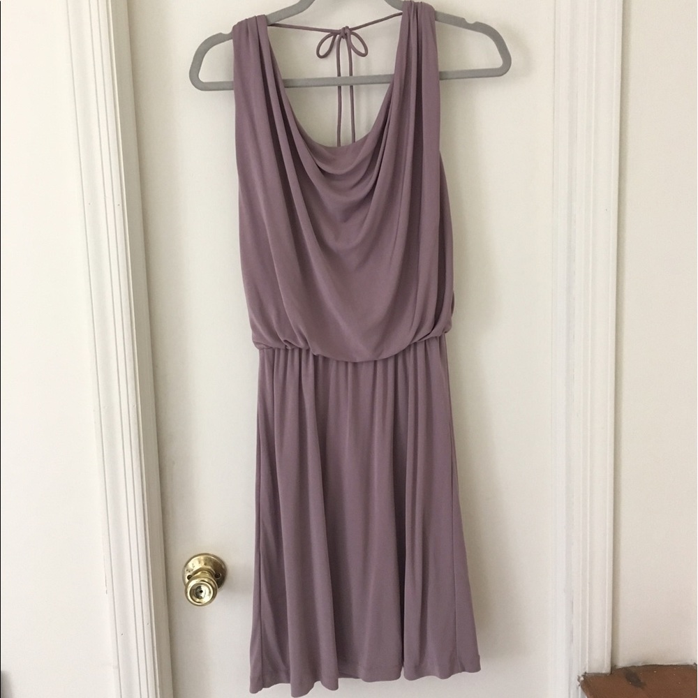 Halston heritage lilac color dress