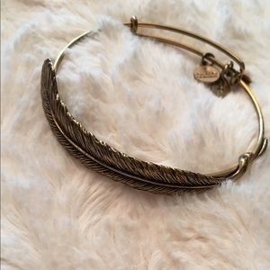 Alex and Ani feather bracelet
