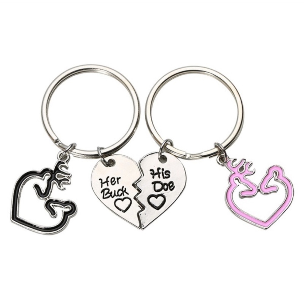 Couples browning keychain