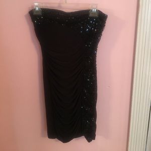 Black sequin dress