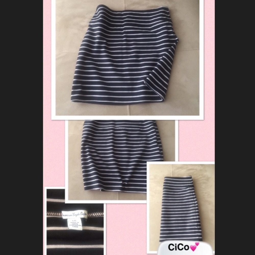 American Eagle NWOT Striped Mini Skirt🦋