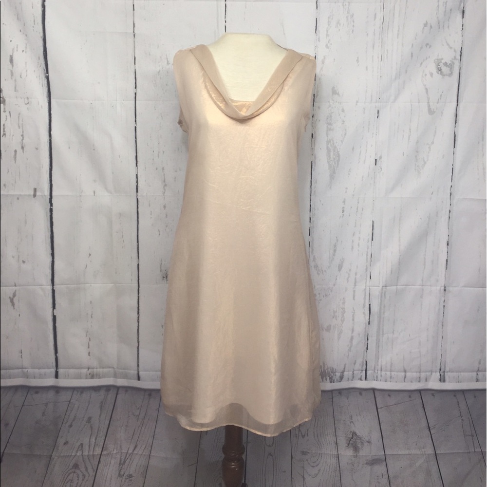 ( COMMA , ) Sleeveless Shinny Dress