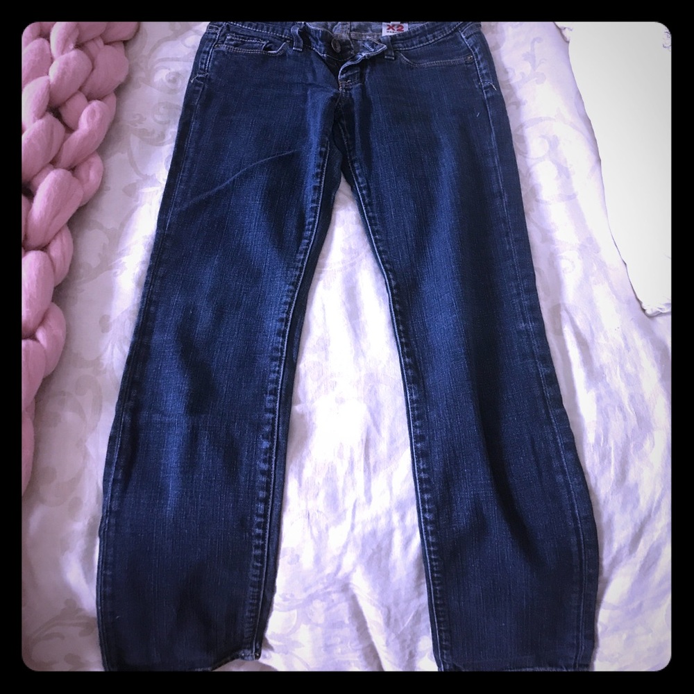 Express X2 straight leg jeans