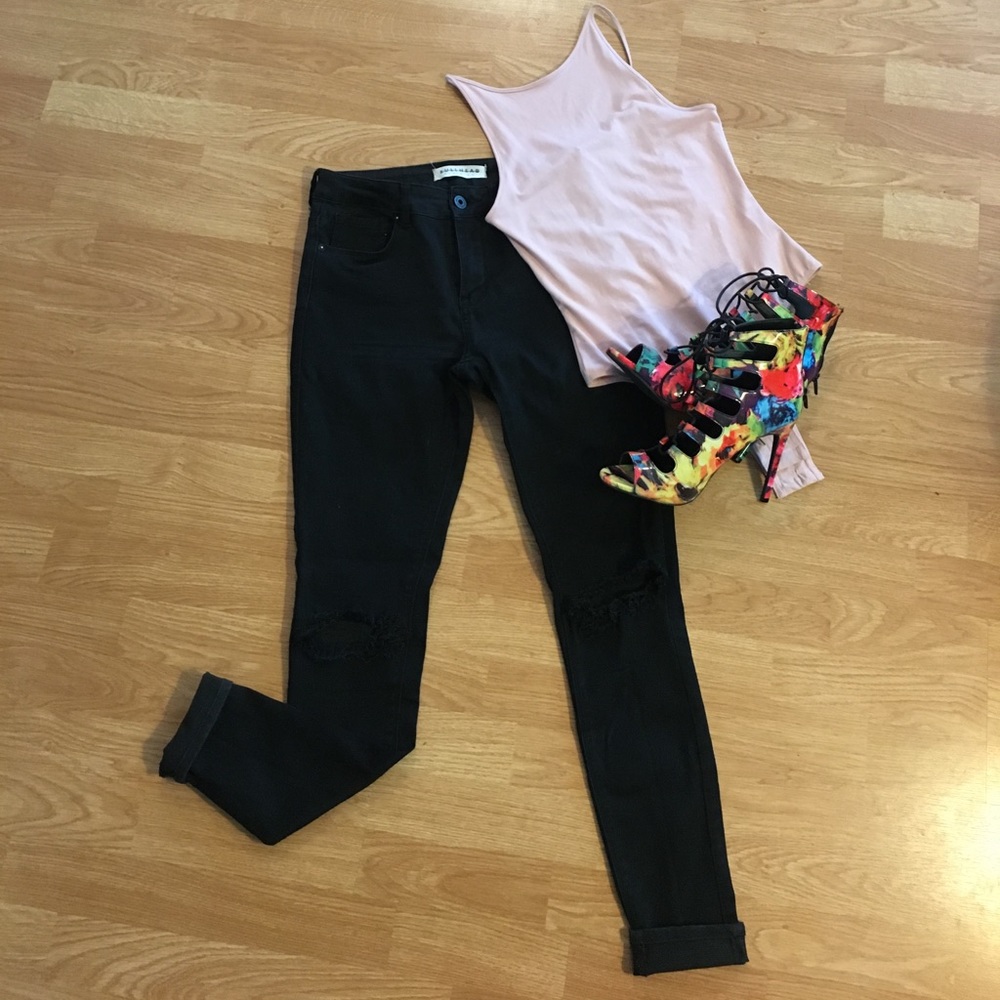 Black high rise Bullhead jeans