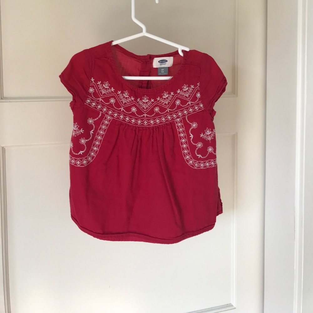 Old navy toddler embroidered shirt